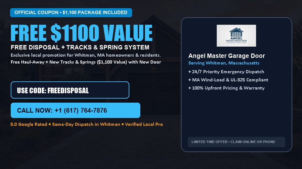 Angel Master Garage Door FREE Haul-Away & Heavy-Duty Tracks with New Door